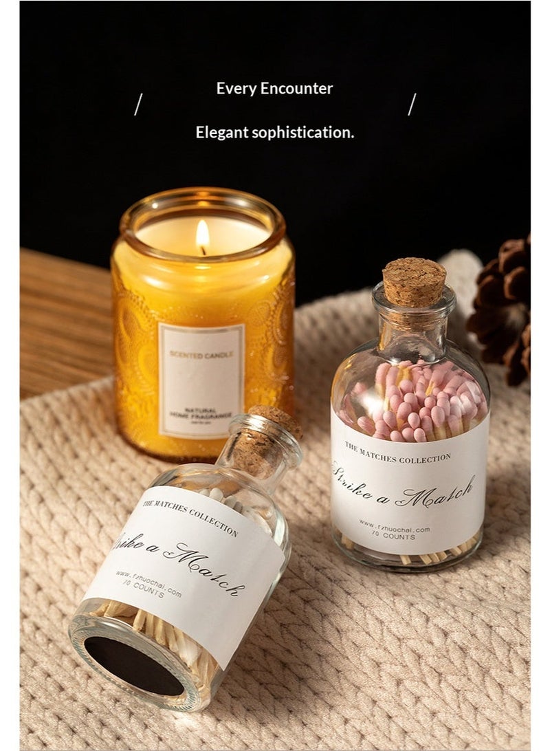 Candle Vintage High-End Embossed Glass Candle , a Gift for Valentine'S Day, Mother'S Day, And Other Holidays - Decorative Item for Bedroom, Living Room, Dining Room, And Kitchen - Image 4